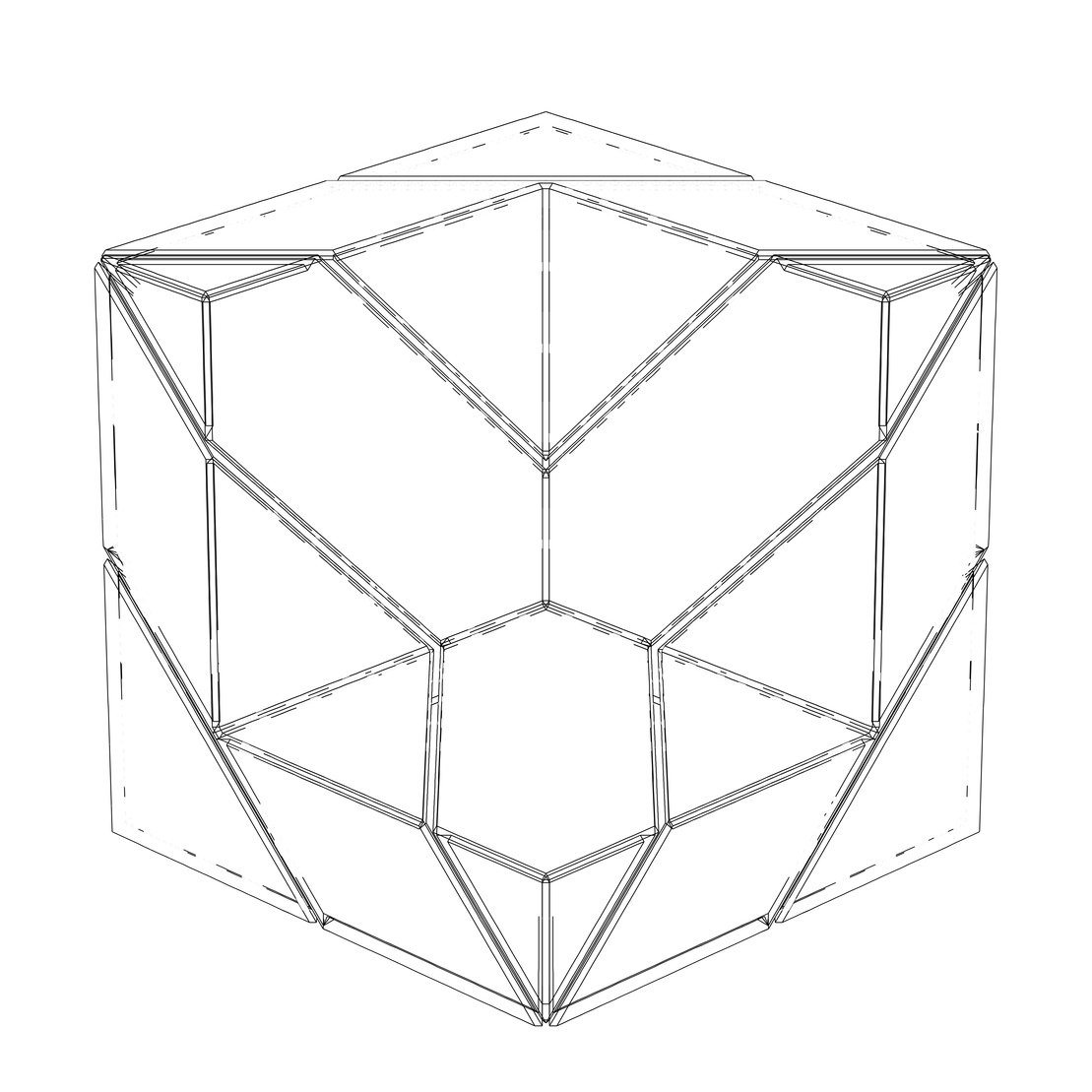 LL21 Alien Art Cube #618