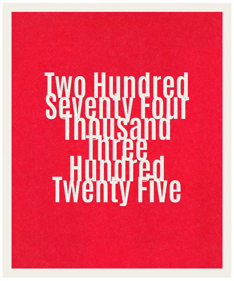 Count #274325