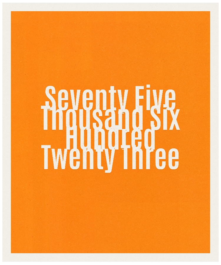 Count #75623