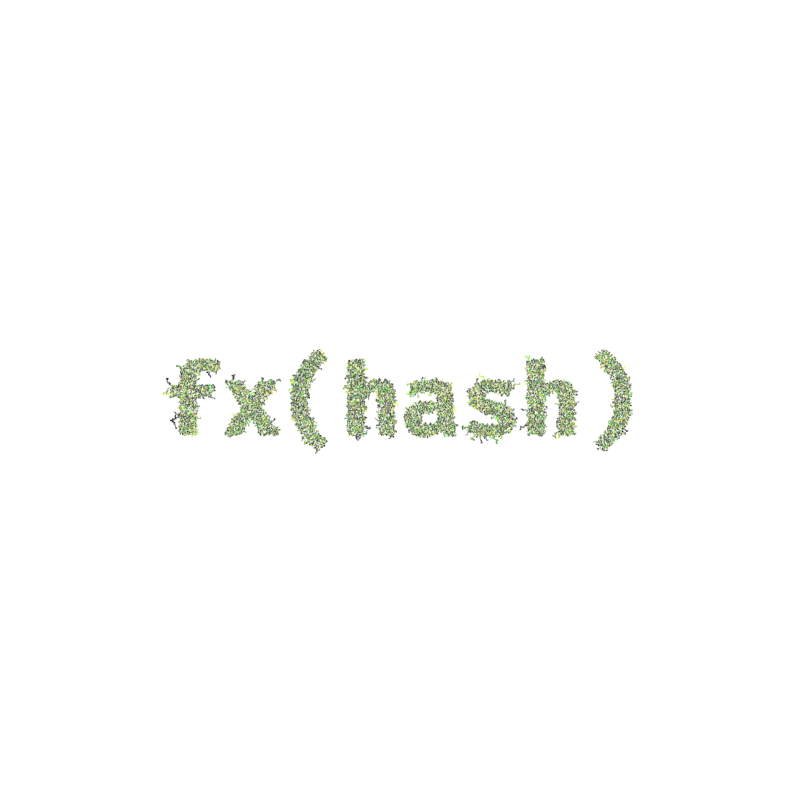 FXHASH Logo with Features #878