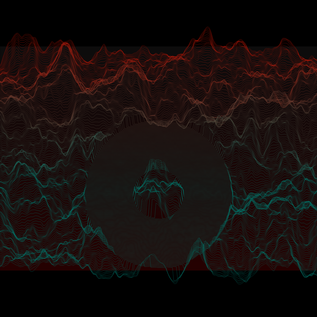 Waves Circle (For Plotter) #125