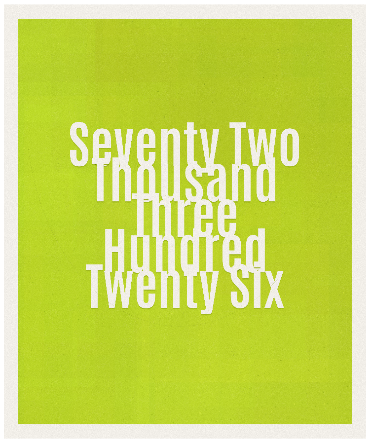 Count #72326