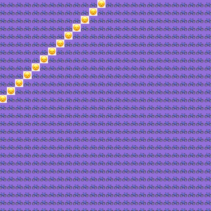 Elementary Cellular Emoji Automata #952