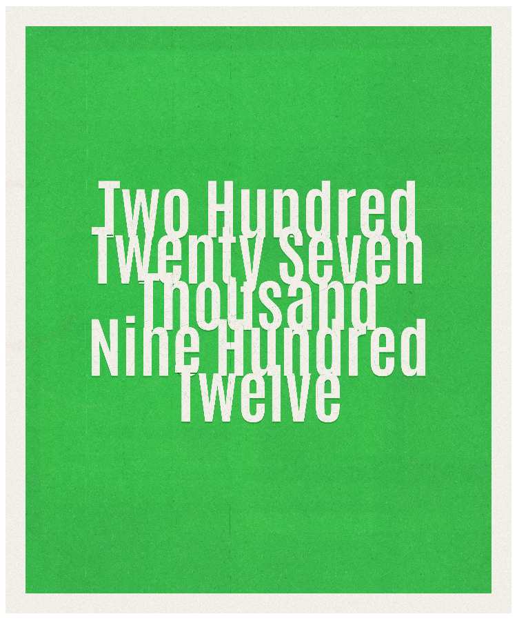 Count #227912