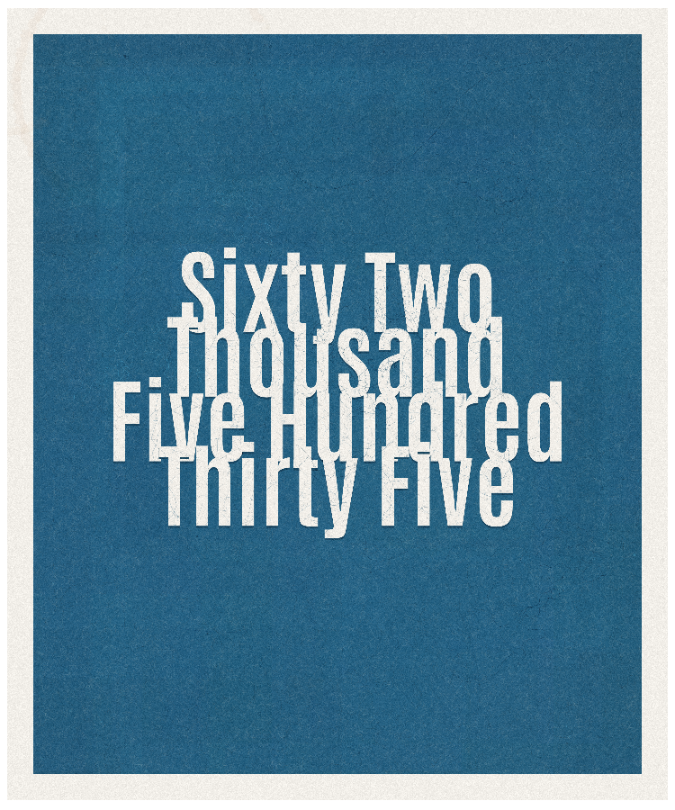 Count #62535