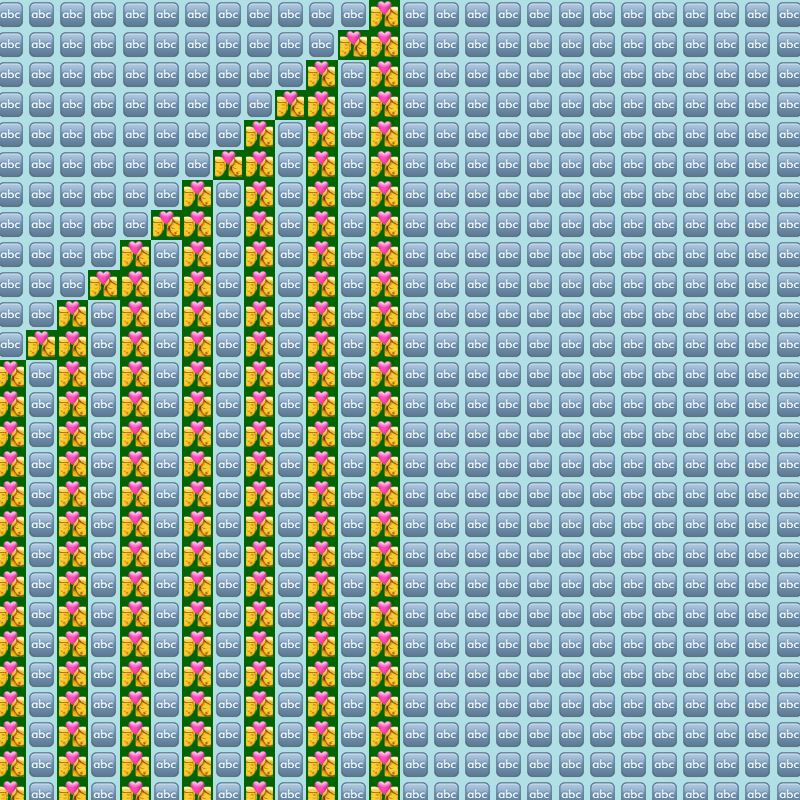 Elementary Cellular Emoji Automata #628