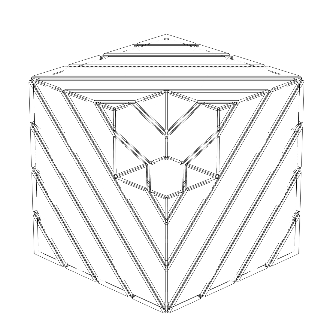 LL21 Alien Art Cube #932