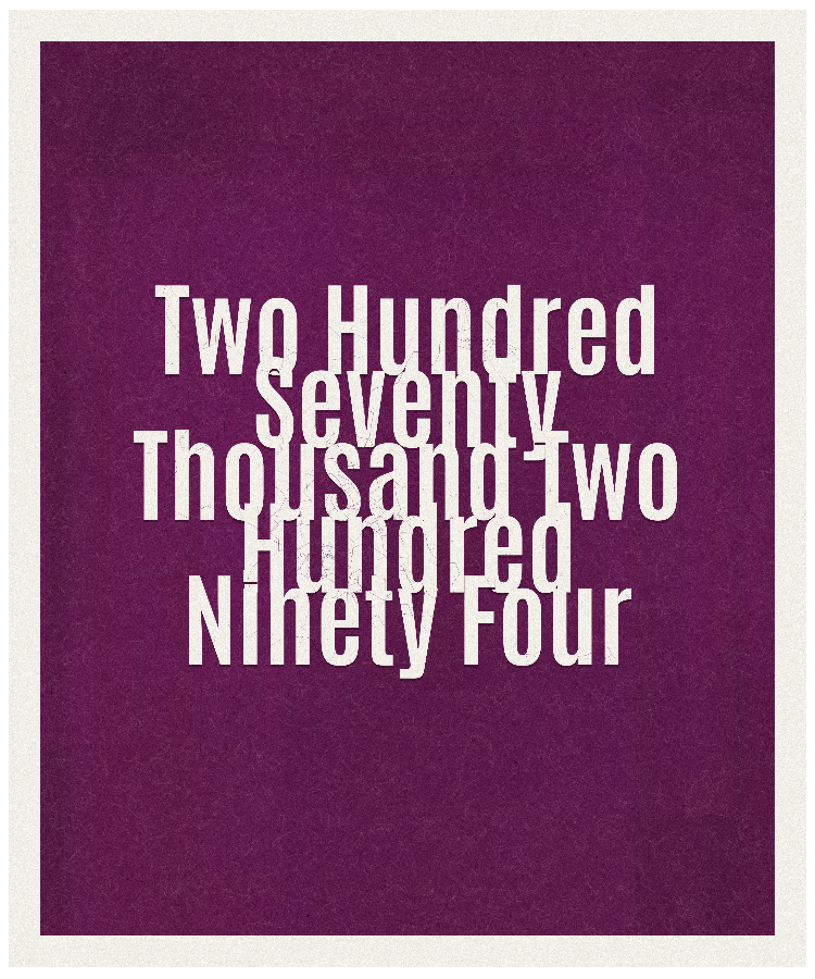 Count #270294