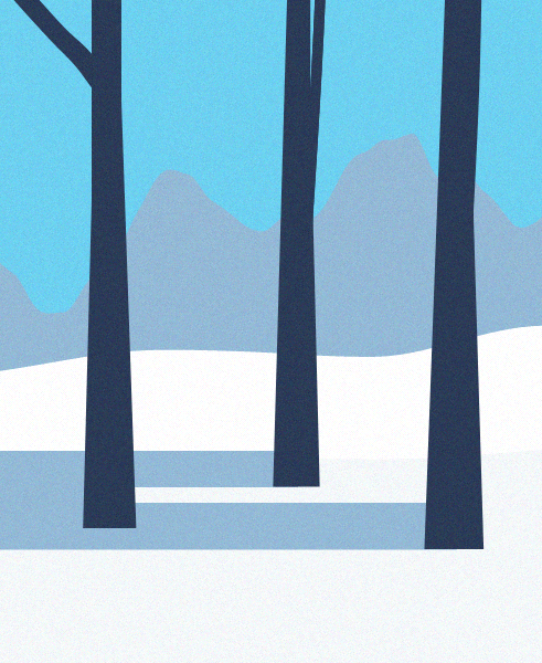 Minimal Snow Landscape #56