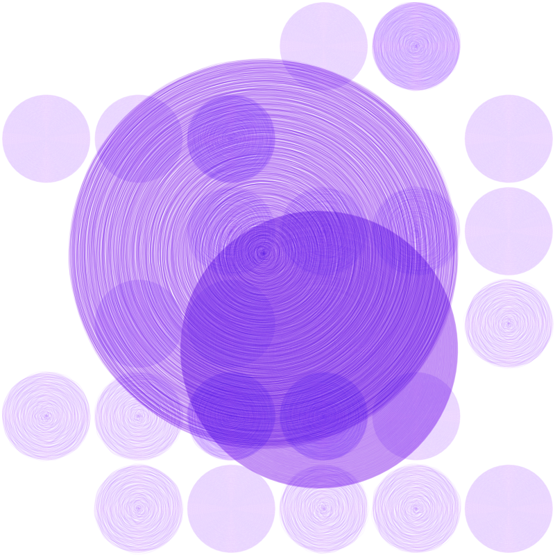 Brushed Circles #32