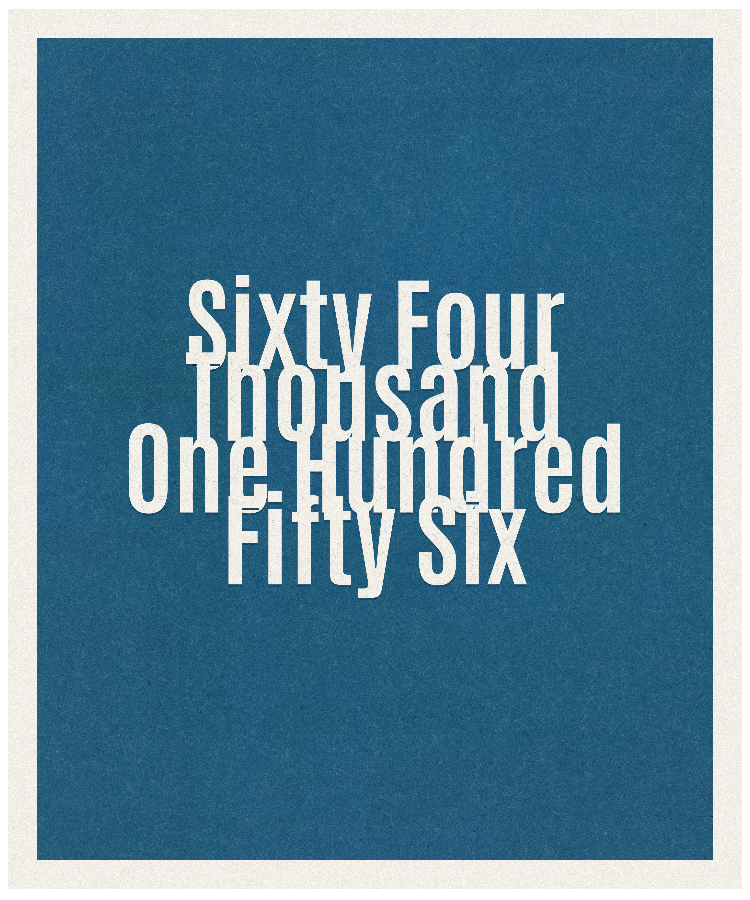 Count #64156