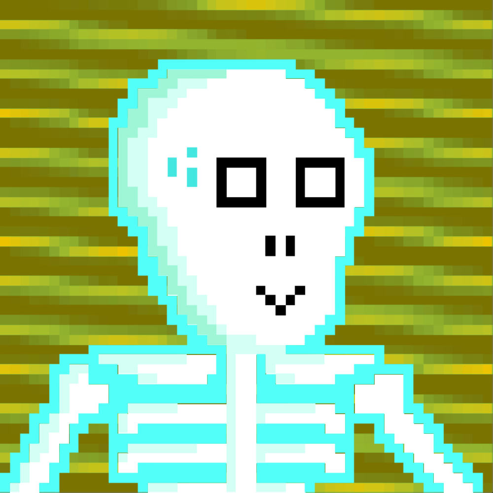 PIXEL SKULLETTI 1 #223