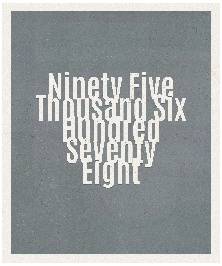 Count #95678
