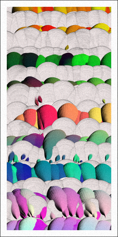 Balloon Field on Clouds #79