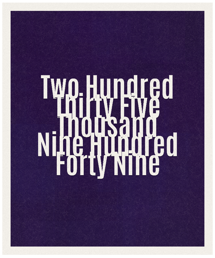 Count #235949