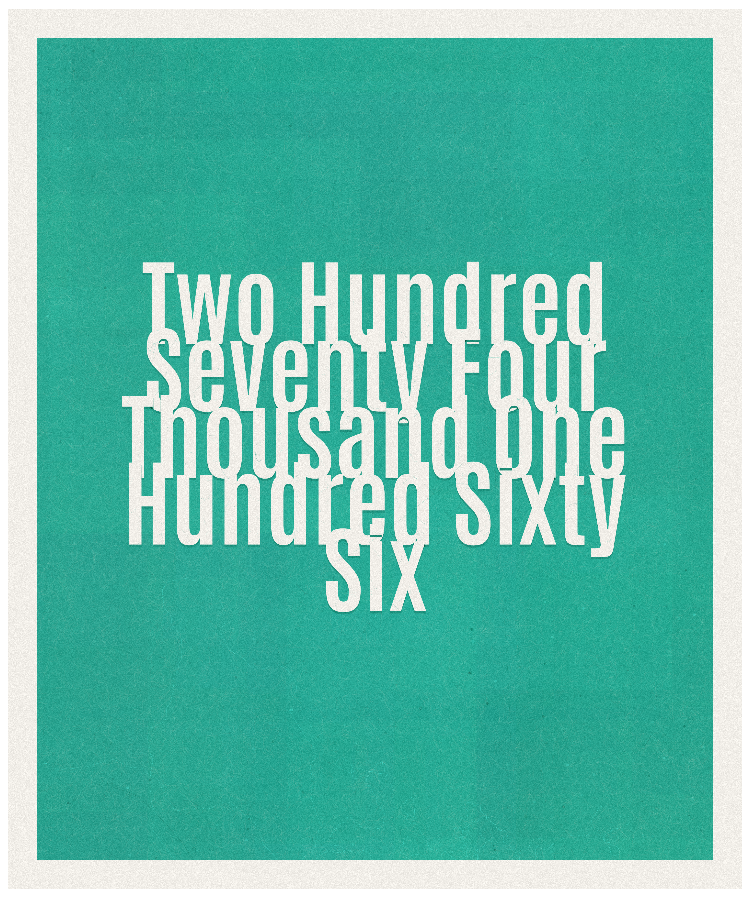 Count #274166