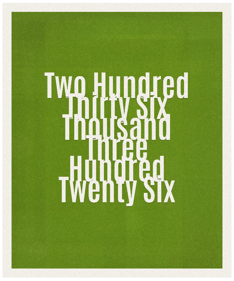Count #236326