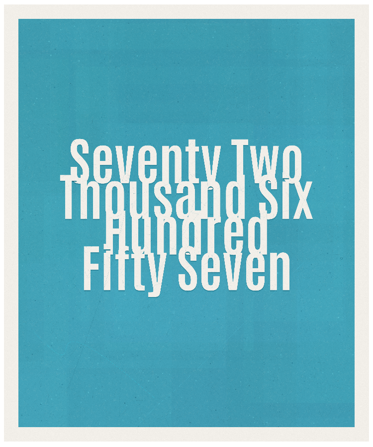 Count #72657