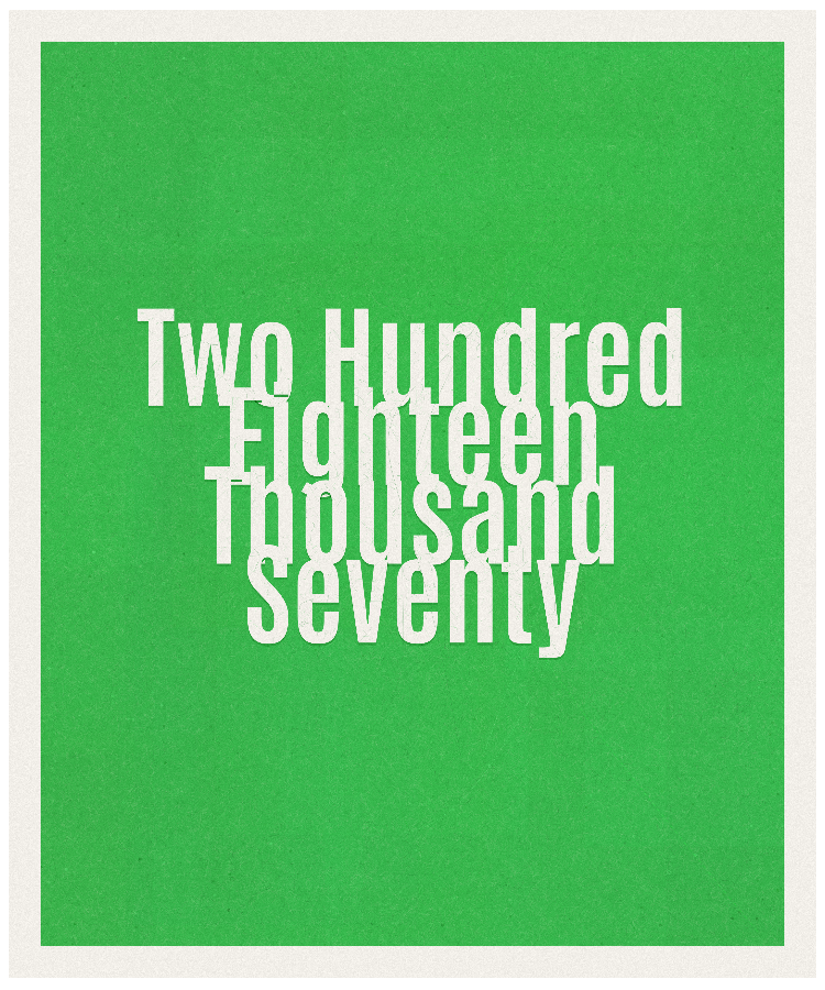Count #218070