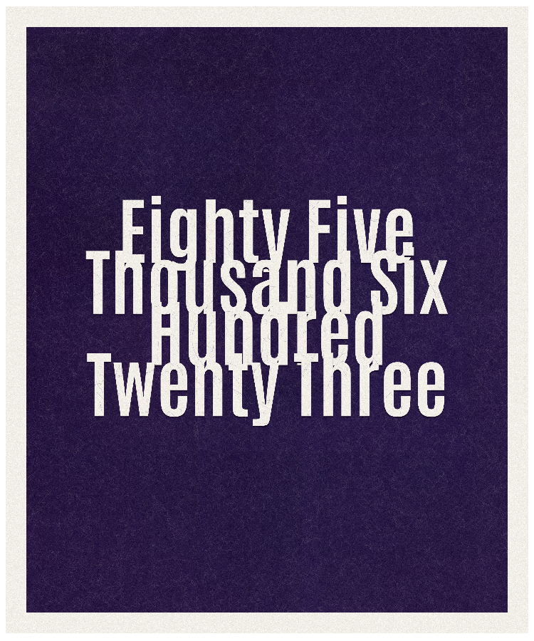 Count #85623