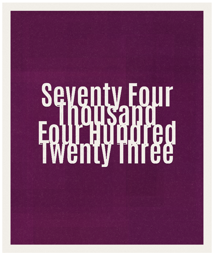 Count #74423