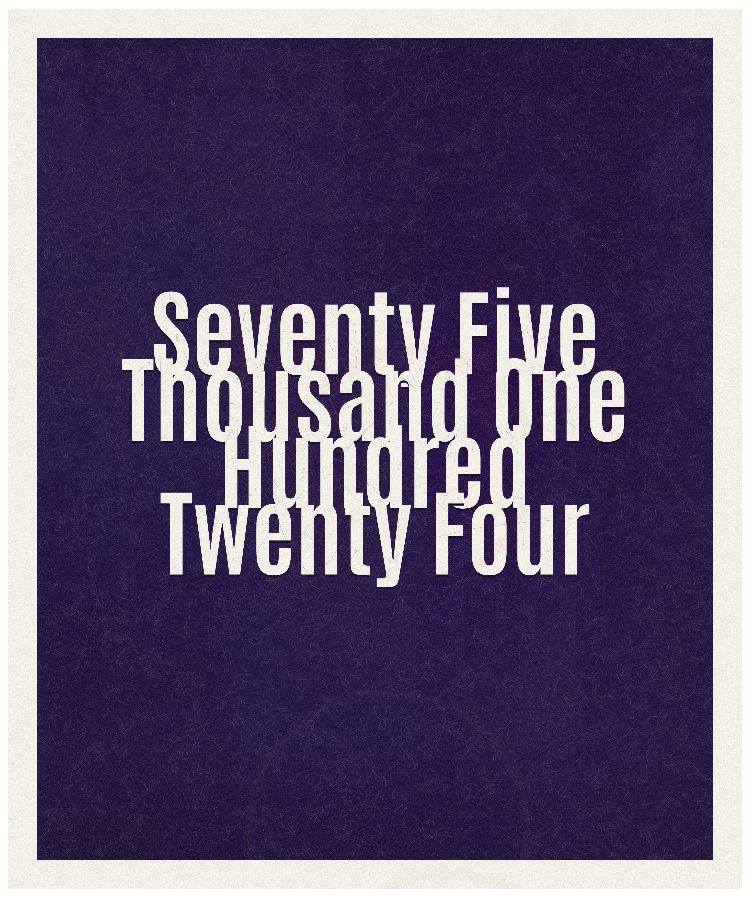 Count #75124