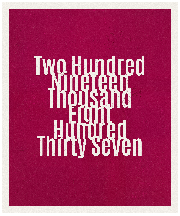 Count #219837