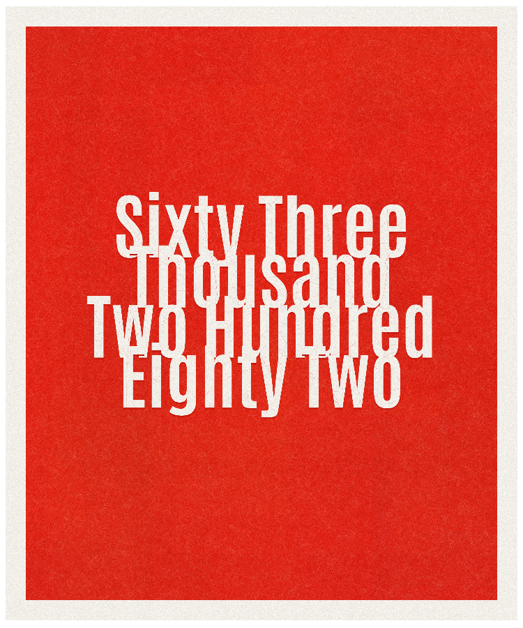 Count #63282