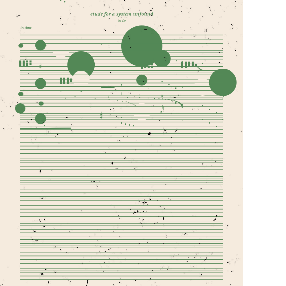 etude for a system unfound #203