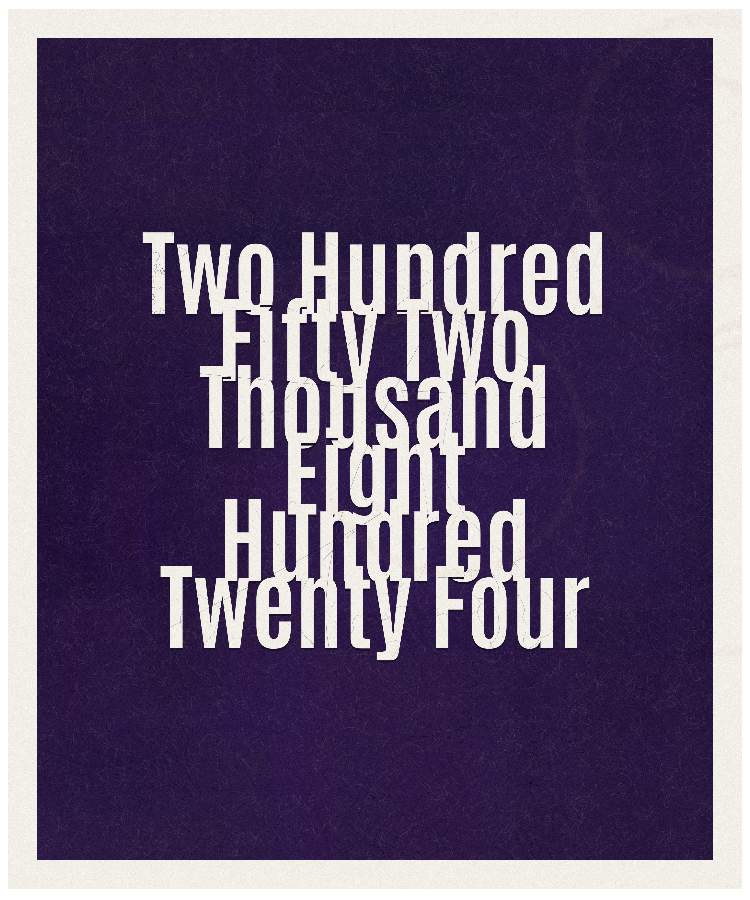 Count #252824