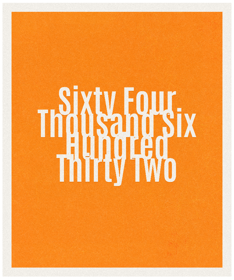 Count #64632