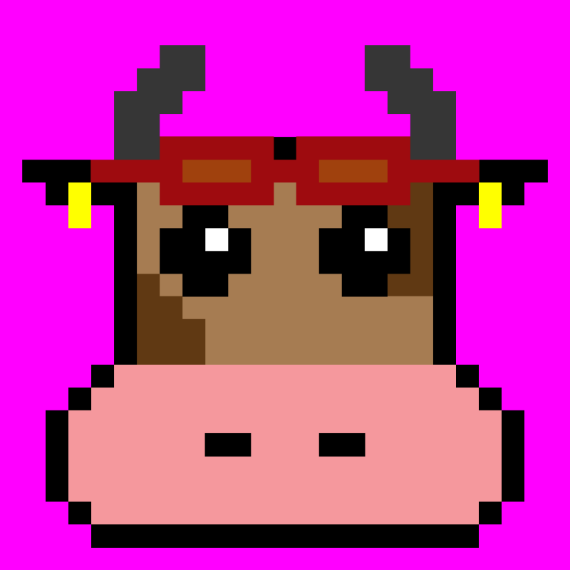 pixel cow #17