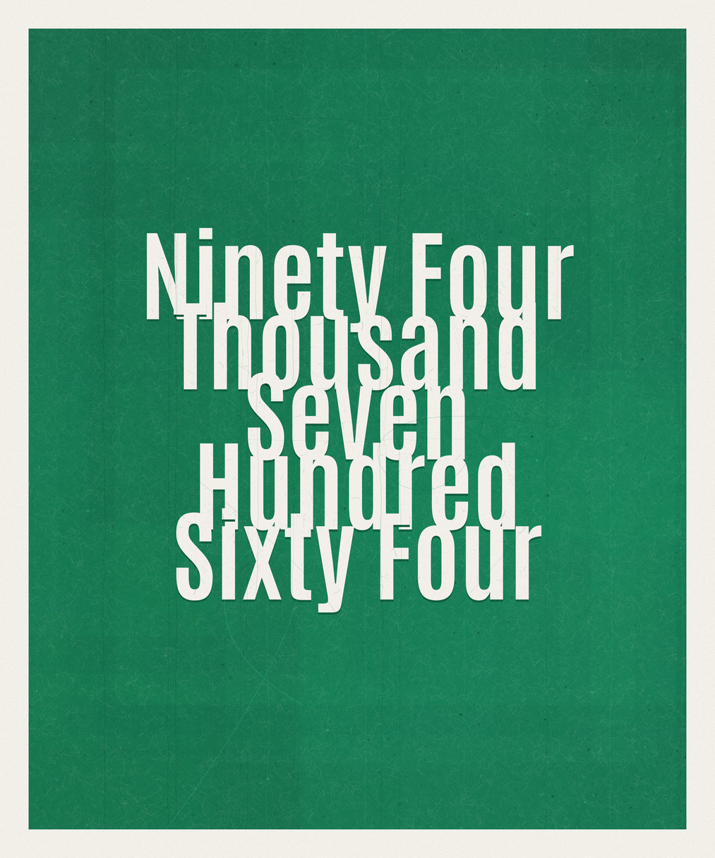 Count #94764