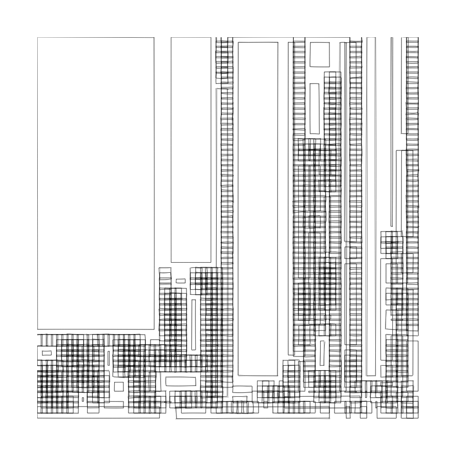 Strips layouts - Dense Overlap #8