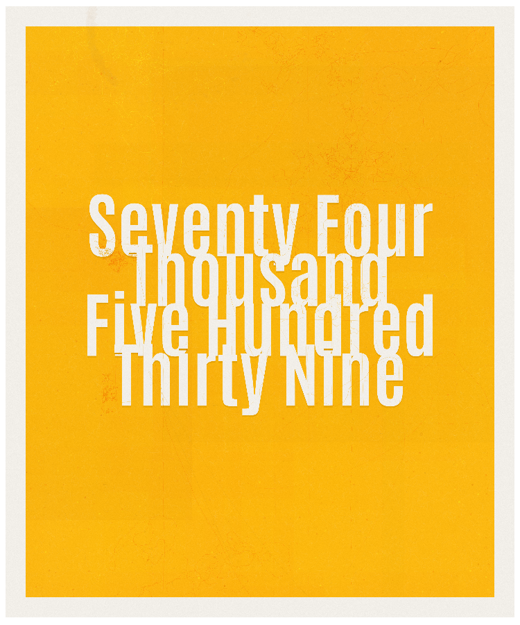 Count #74539