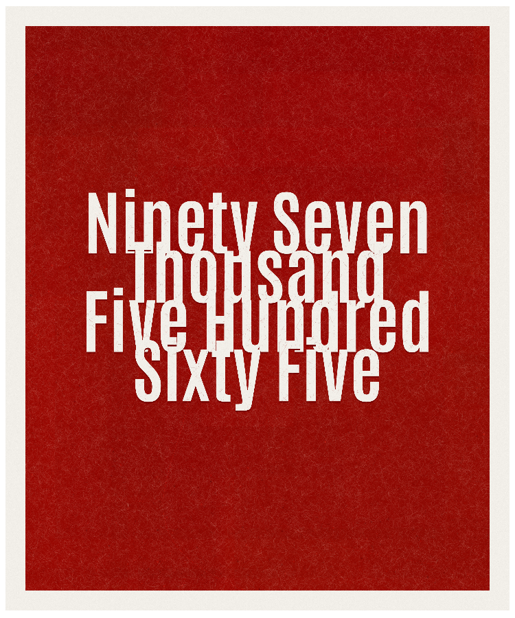 Count #97565