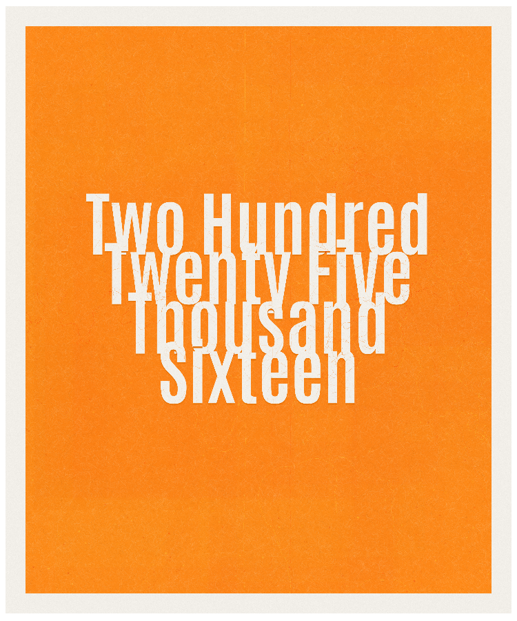 Count #225016