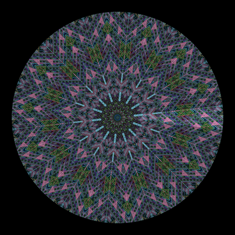 Binary kaleidoscope #7