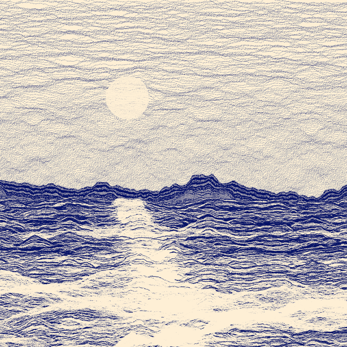 Moonlit Sea #284