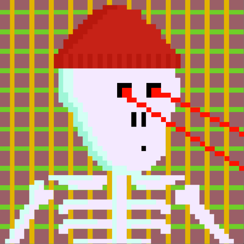 PIXEL SKULLETTI 1 #228