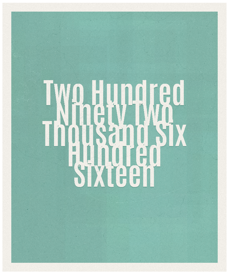 Count #292616
