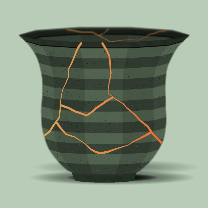 Kintsugi Pottery #9