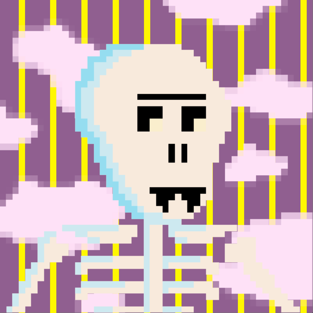 PIXEL SKULLETTI 1 #285