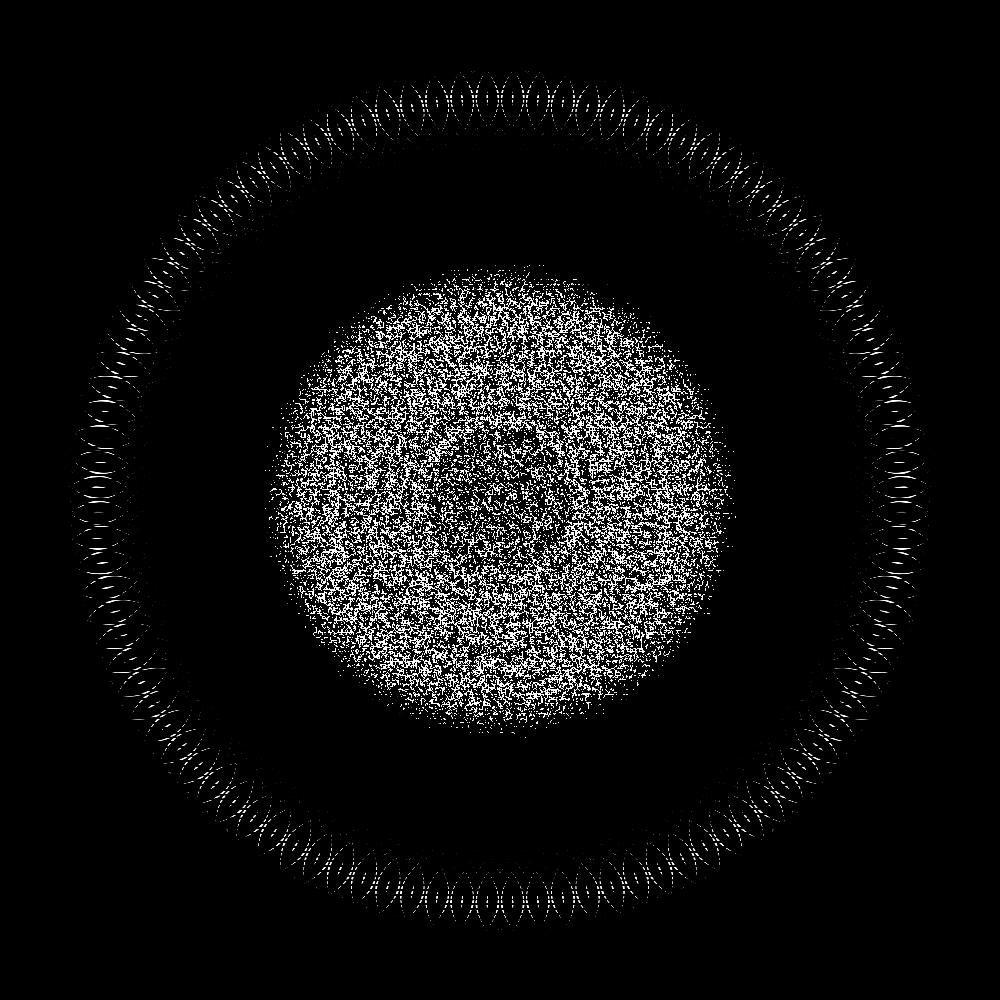 Circle and Pulses #1