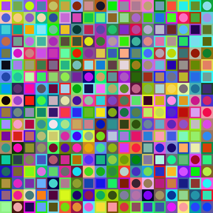 Square Dot Composition #120