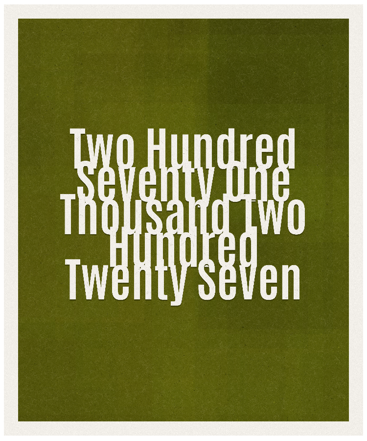 Count #271227