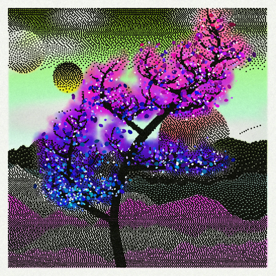 Dithered Branches #55