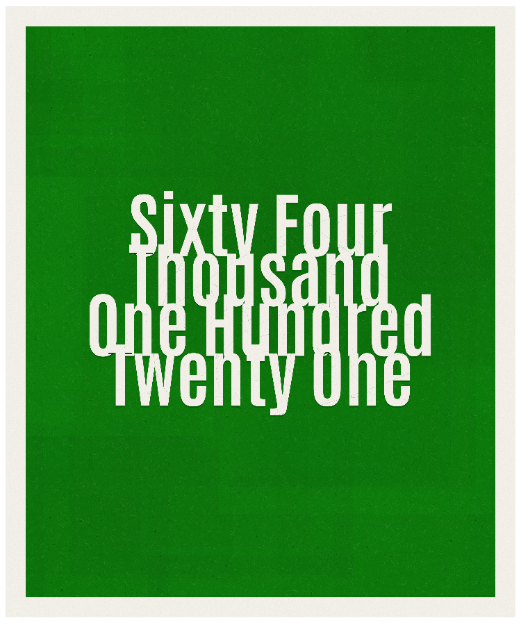 Count #64121
