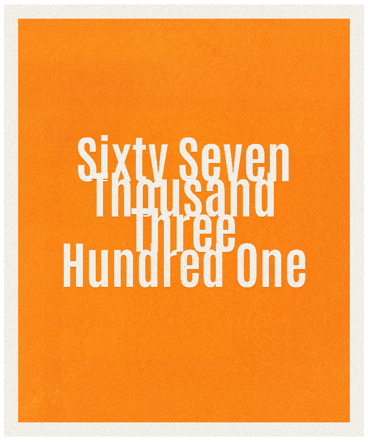 Count #67301