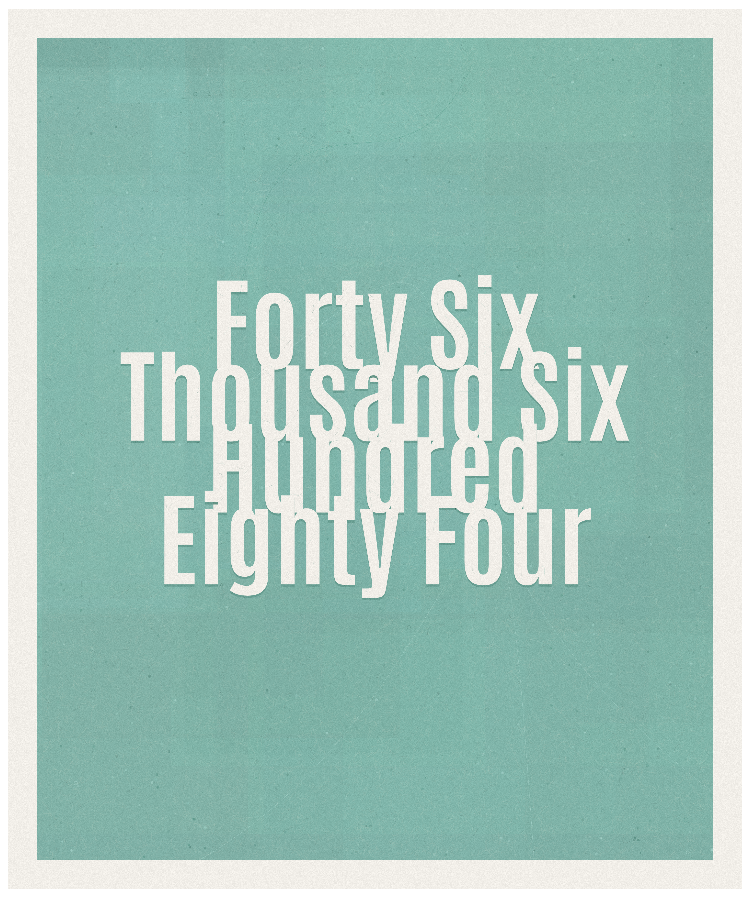 Count #46684